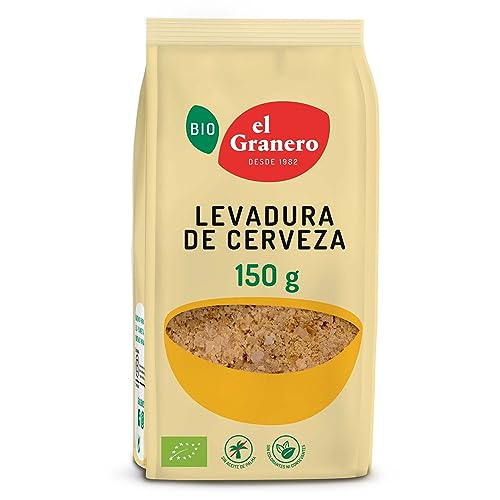 El Granero Integral - Levadura de Cerveza - 150 g - Rica en Vitaminas, Minerales y Aminoácidos - Ideal para el Cuidado de la Piel - Propiedades Probióticas - Apta para Veganos