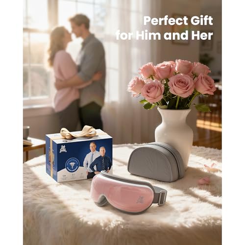 Image of BOB AND BRAD Eye Massager with Heat FSA Eligible HSA, Birthday Gifts for Women Mom Wife Girlfriend, Eye Massager for Migraine, Heated Eye Mask for Dry Eyes Head Tension and Stress Relief