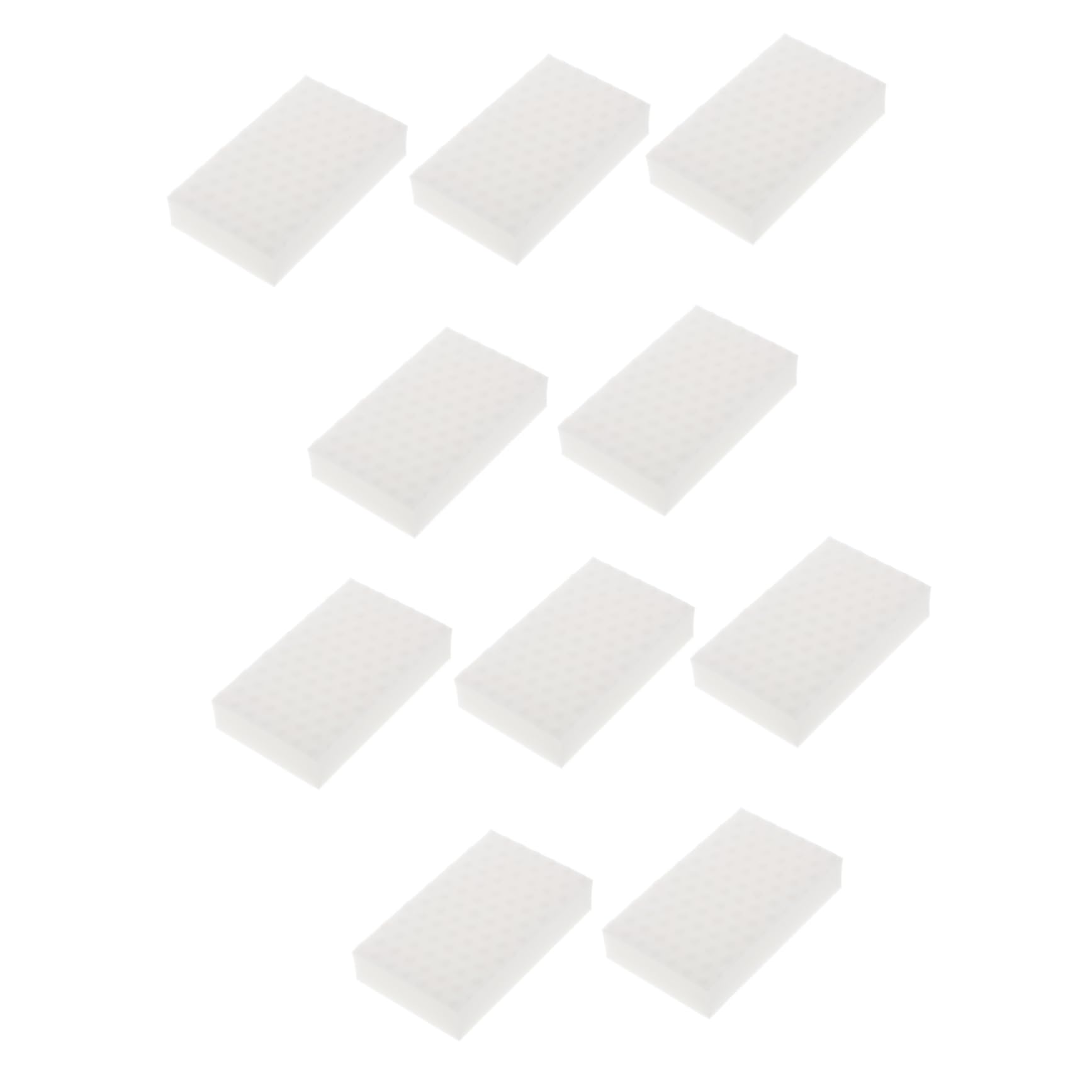 Éponges de nettoyage haute densité Healvian, lot de 10 blocs blancs compressés multi-usages