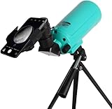 Maksutov-Cassegrain Telescope for Adults Kids Astronomy Beginners, Sarblue Mak60 Catadioptric Compound Telescope 750x60mm, Compact Portable Travel Telescope, with Tabletop Tripod Phone Adapter