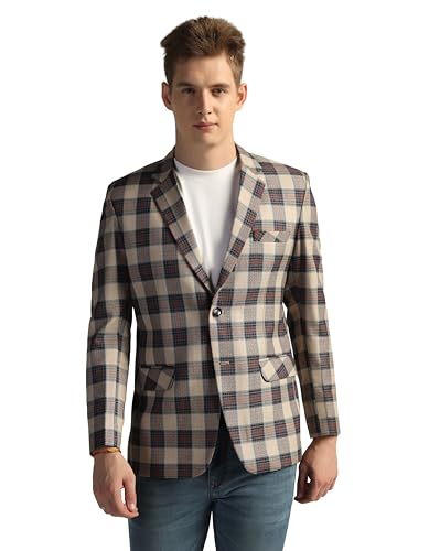 Image of TAHVO Tweed Blazer for Men - Formal & Casual Winter Wear Blazer