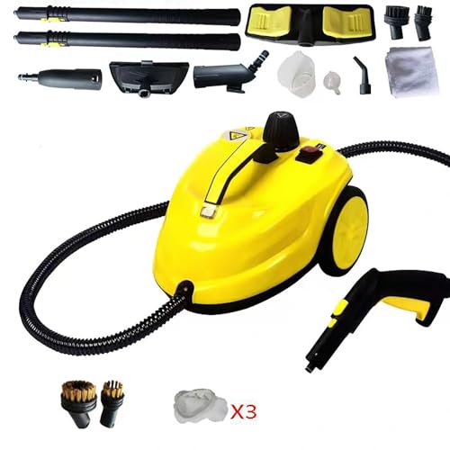 ALIWO Trapeador a Vapor con Bote Resistente con Cable de Alimentación Extralargo de 5 M for Limpieza de Pisos del Hogar, Eliminación de Papel Tapiz, Tapicería y Detalles de Automóviles ALIWO Trapeador a Vapor con Bote Resistente con Cable de Alimentación Extralargo de 5 M for Limpieza de Pisos del Hogar, Eliminación de Papel Tapiz, Tapicería y Detalles de Automóviles