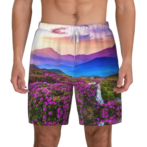 Bañador Mountain Floral para hombre con bolsillos para surf y playa