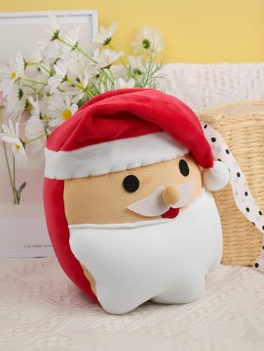 Image of Tickles Santa Claus with Beard & Cap Soft Stuffed Plush Toy for Kids Boys & Girls, Christmas Day (Size: 30 cm, Color: Red)
