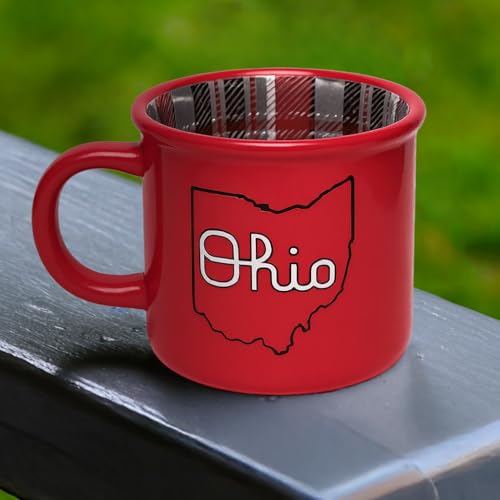 Taza de cerámica grande Ohio State Buckeyes 23 oz miniatura 4