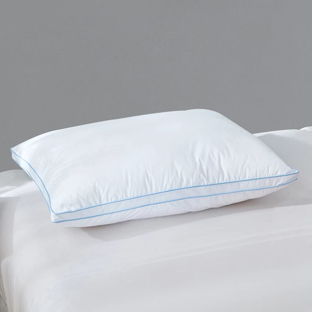 Oreiller au cou avec coquille coton tendre finitions lit luxe