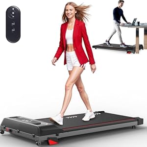 CharonFit Loopband voor thuis wandelpad: met 2,25 pk motor, 100 kg gewichtscapaciteit en 4% helling – P100 1-6 km/h