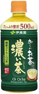 伊藤園 お～いお茶 濃い茶 電子レンジ対応 ホットPET 500mlX1ケース(24本)