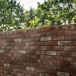 Amazon Co Jp 生活日用品 ベランダ装飾シート レンガ 270cm幅 80cm丈 8027 Dbr ダークブラウン Diy 工具 ガーデン