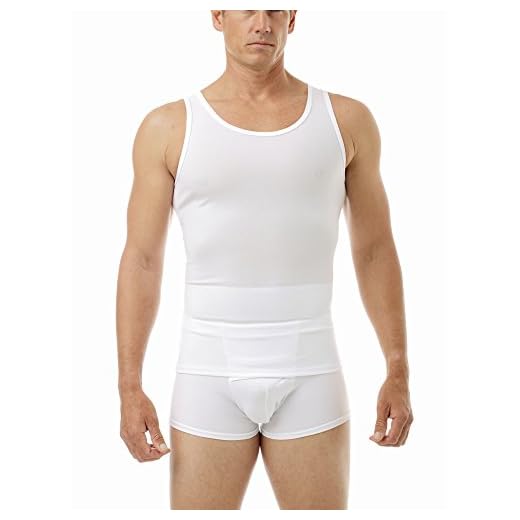 Underworks Posture Support and Training Shirt Top, Large, White