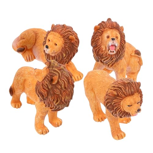 POPETPOP Ensemble De Jouets 4 Statues De en Résine Décorations d'animaux De Jardin pour L'extérieur Accessoires