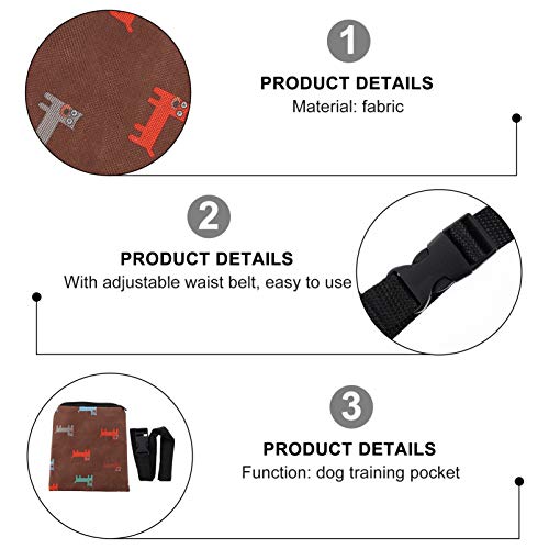 Balacoo Bolsa de Treinamento para Cachorros Saco de Guloseimas Animal Caminhada Lanche Portátil Bols