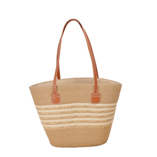 Straw Bags for Women 2025 Summer Purses Beach Straw Crossbody Handmade Shoulder Travel Woven Totes Bag Women's Handbag