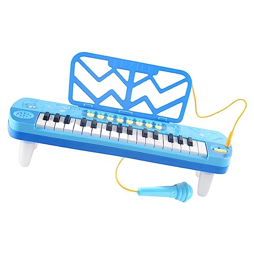 Amagogo Piano numérique électronique, Clavier pour Enfants, Jouet de Puzzle Multifonction à 37 Touches Portable avec Support de Musique Piano à , Bleu - Les Beatles, Paul McCartney, John Lennon, RIngo Starr, George Harrison Amagogo Piano numérique électronique, Clavier pour Enfants, Jouet de Puzzle Multifonction à 37 Touches Portable avec Support de Musique Piano à , Bleu