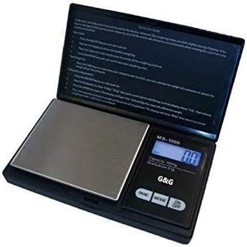 GundG Taschenwaage G&G MS-B Pocket Weighing Scales 1000 g Capacity 0.1 g Accuracy Digital