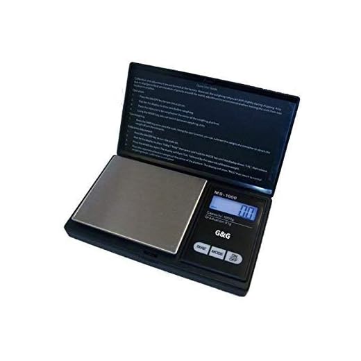 G&G MS-B 1000g/0,1g Taschenwaage Feinwaage Digitalwaage Goldwaage Münzwaage Scale