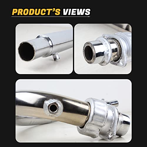 Compare AllExtreme EXRGBS Exhaust Silencer Bend Pipe for BS6 Model