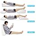 JOYPEA Wedge Pillow Set 3 in 1- Foam Bed Wedge Pillow& Reading Pillow & Back Support Wedge Pillow - for Back and Legs Support, for Back Pain, Leg Pain, Pregnancy, Joint Pain(White)