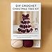 DIY Crochet Christmas Tree Kit,Handmade Holiday Decoration Set, Beginner Crochet DIY Christmas Tree Kit, Trees Bow Pearl Embellishment, Xmas Party Weave Decorations, Weave Set for Beginner (5#)