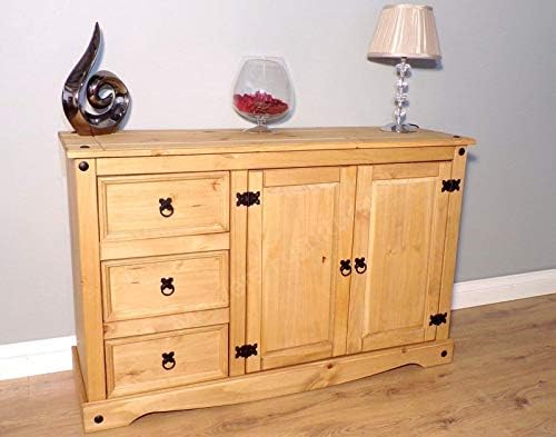 Mercers Furniture Trade Corona Low Sideboard Light Fiesta Wax