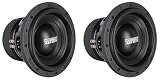 Sundown Audio SA-10 V.3 D2 10 in SA Series 3000-Watt Peak 1500-Watt RMS Car Subwoofers, Dual 2-Ohm DVC, 2.75 in Coil, Cast Aluminum Frame, for Bass Builds, 2-Piece