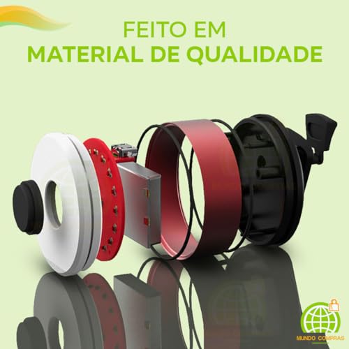 Lanterna Para Bike Bicicleta Traseira Redonda Led Vermelho usb Recarregável Prova D'água Mundo Comp