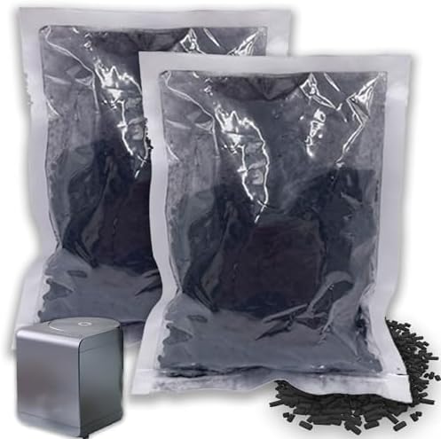 PurifyLogix Activated Charcoal Odor Absorbing Filter Refill for Airthereal Smart Kitchen Waste Composters, Replacement Carbon Filter Compatible with Airthereal Indoor Electric Compost Bin (2 Pack)