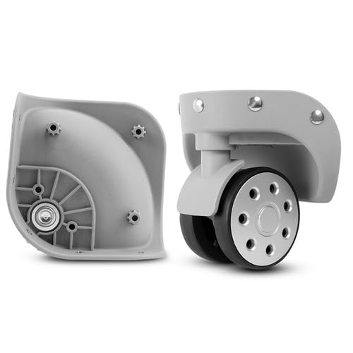 W030 akcesoria do walizek na kółkach koło 24 cale 26 cali aluminiowa rama pudełko bagaż uniwersalne akcesoria do kół uniwersalny twardy futerał(W076pair (gray))