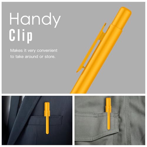 Image of MoKo Holder Case for Apple Pencil 1st Generation, Retractable Apple Pencil 1st Case Protective iPad Pencil Sleeve Skin Cover with Sturdy Clip, Papaya