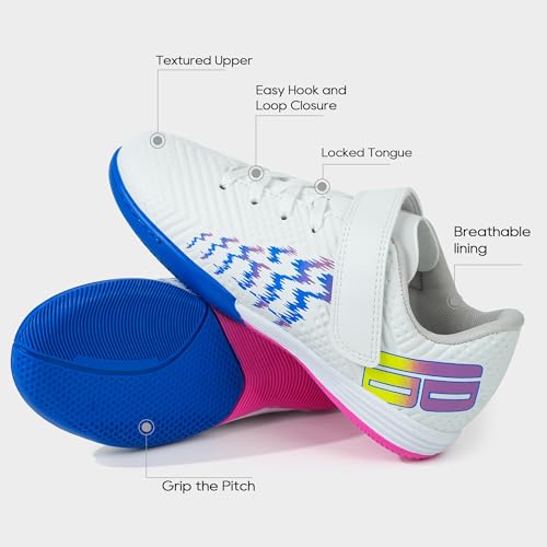 brooman Kids Futsal Indoor Soccer Shoes Boys Girls Soccer Sneakers3