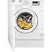 Zanussi ZWI712UDWA Lavadora Integrable, Carga Frontal, 7 Kg / 1200 rpm, Programa AutoAdjust, Display XL, Inicio diferido, Programa Rápido, Silenciosa, Blanco, Clase F