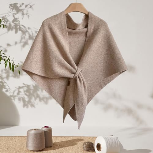 Shawl Wraps For Women, Women Knitted Shawls, Women's Solid Color Scarf, Soft Comfortable Triangle Shawl For Daily Wear4