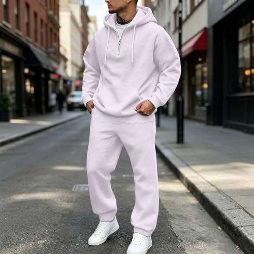 Sweatsuits for Men 2 Piece Sets Oversized Ligh Weight Work Out Jogging Sets - image 4