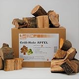 Grillholz Apfel 8Kg - von Landree® - die (saubere) Alternative zu Kohle oder Briketts - direkt vom Holzhof aus Schleswig-Holstein