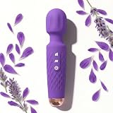 Rechargeable Cordless Percussion Massager, 20 Modes & 8 Speeds, Handheld Personal Massager for Neck, Back, Shoulder Muscle Relief, Quiet Ergonomic Design for Full Body Relaxation(Dark Purple)