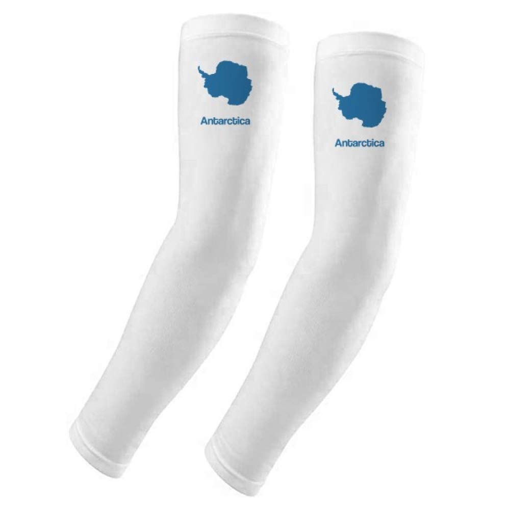 Guantes de protección UV mangas de los brazos Antártida azul sol textil 5