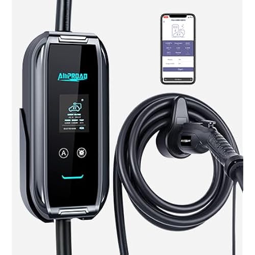 iFlow P9 EV Charger Level 2, Max 40Amp Adjustable, 110V-240V Universal EVSE with WiFi, ETL Listed (NEMA 14-50, 25 Foot Cable)