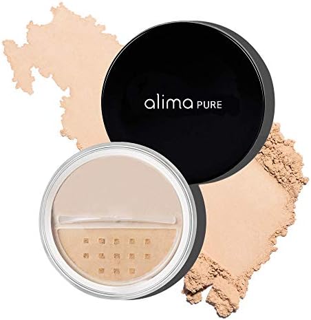 Alima Pure Matte Foundation - Loose Mineral Powder Makeup, Oil Free Talc Free, Natural Full Coverage Foundation .15 oz/4.5g