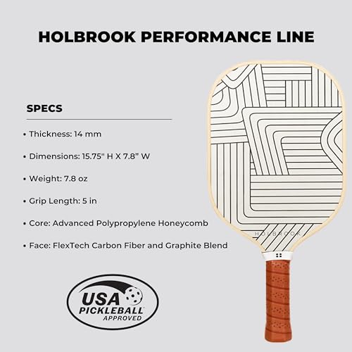 Raquette de pickleball performance pour contrôler le jeu au filet avec précision