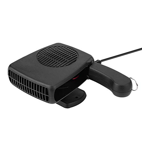 Car Heater, Fydun Car Defroster 2 in 1 Portable Windshield Heater 12V 150W Ceramic Heating Cooling Heater Fan Demister Universal Switch Heated Heating Pad