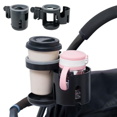 紫音さん専用。GW限定値引！！2人乗り ブラックベビーカー カップホルダー付き 紫音さん専用。GW限定値引！！2人乗り ブラックベビーカー