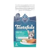 Blue Buffalo Tastefuls Salmon & Ocean Fish Multi-Protein Dry Cat Food, 7 lb