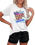Photo Gallery 80s baby 90s - maglietta da donna vintage batik anni 90, stile retrò anni 80, bianco-b, s Photo Gallery 80s baby 90s - maglietta da donna vintage batik anni 90, stile retrò anni 80, bianco-b, s