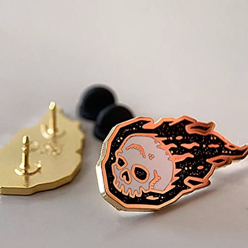 Pin Icebrg Caveira Flamejante