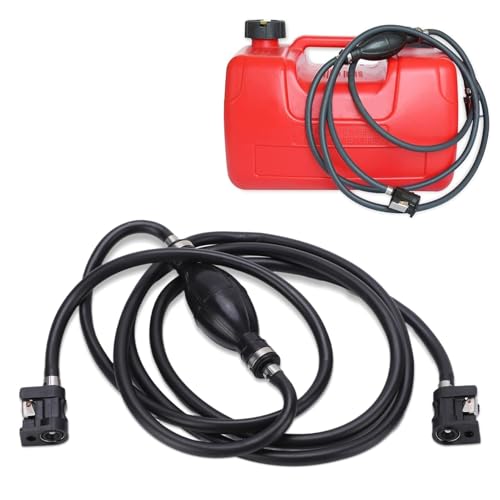 Kit Connecteurs Réservoir D'essence pour Moteur Bateau Hors-Bord, Tuyaux Conduite de Carburant Hors-Bord Conduite de Carburant et Tube D'huile pour Moteurs...