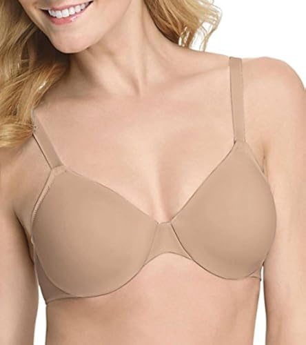 Hanes Women's Comfort Shape Concealing Petals Underwire Bra, Nude, 38B