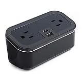 Brandstand | CubieMini | 2 USB Ports | 2 Tamper Resistant Sockets | Safety Tested- Meets UL/CE Standards