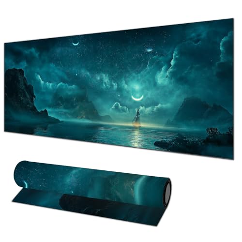 Tapis de souris de jeu 80x30 cm pour éliminer les glissements de clavier et protéger le bureau