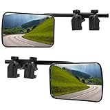 2 Stück Wohnwagen Spiegel Auto,Verstellbarer Zusatzspiegel Außenspiegel,Caravanspiegel,Wohnwagenspiegel,Wohnwagen spiegel auto für alle gängigen Fahrzeuge, Autos, Wohnwagen, Whnwagen