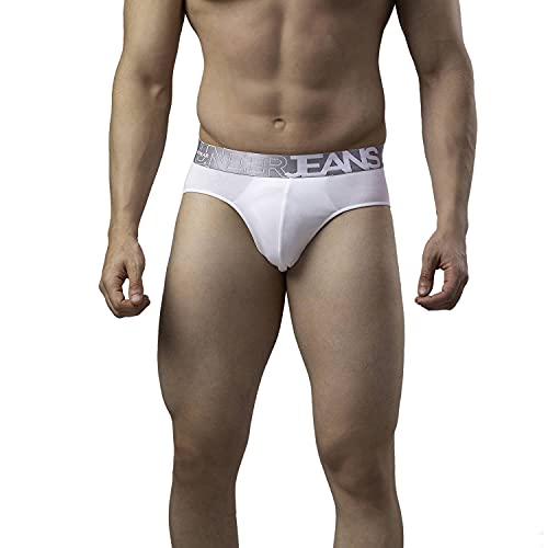 Image of Underjeans Men Cotton Blend Brief - Pack of 2